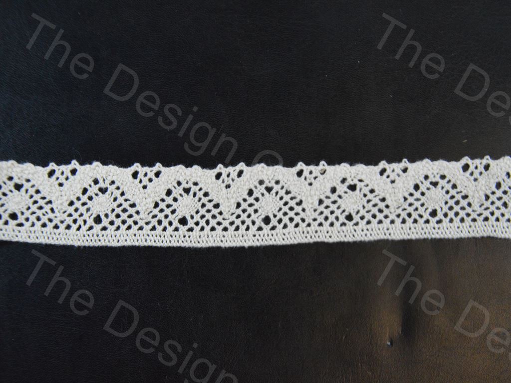 Dyeable Greige Design 21 Cotton Crochet Laces