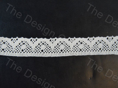 Dyeable Greige Design 21 Cotton Crochet Laces