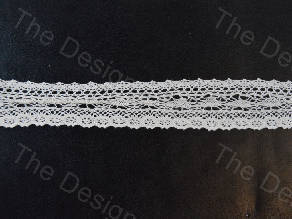 Dyeable Greige Design 20 Cotton Crochet Laces