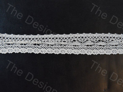 Dyeable Greige Design 20 Cotton Crochet Laces