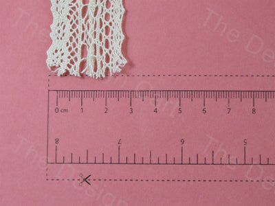 Dyeable Greige Design 20 Cotton Crochet Laces