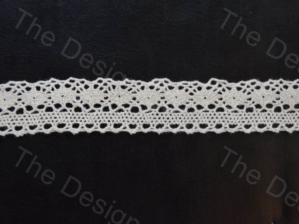 Dyeable Greige Design 352 Cotton Crochet Laces