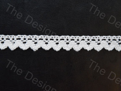 Dyeable Greige Design 11 Cotton Crochet Laces