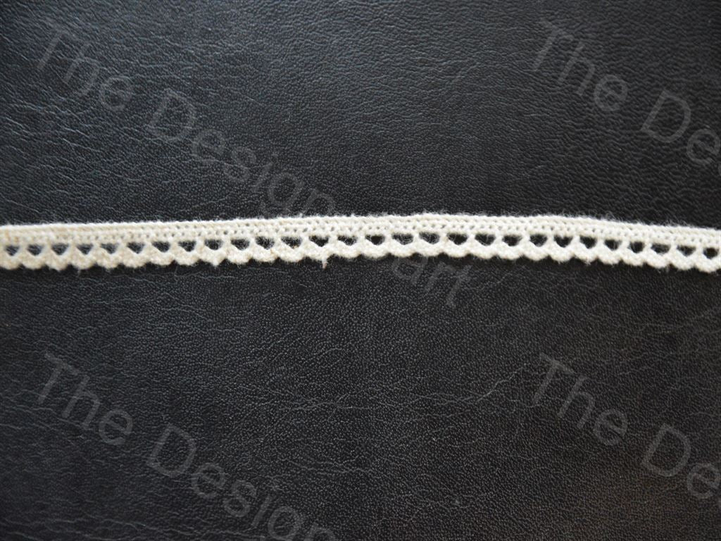 Dyeable Greige Design 7 Cotton Crochet Laces