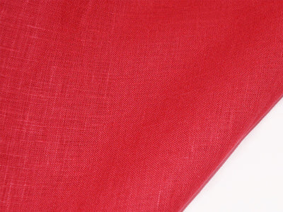 Precut of Brick Red Pure Linen Fabric - 60 Lea