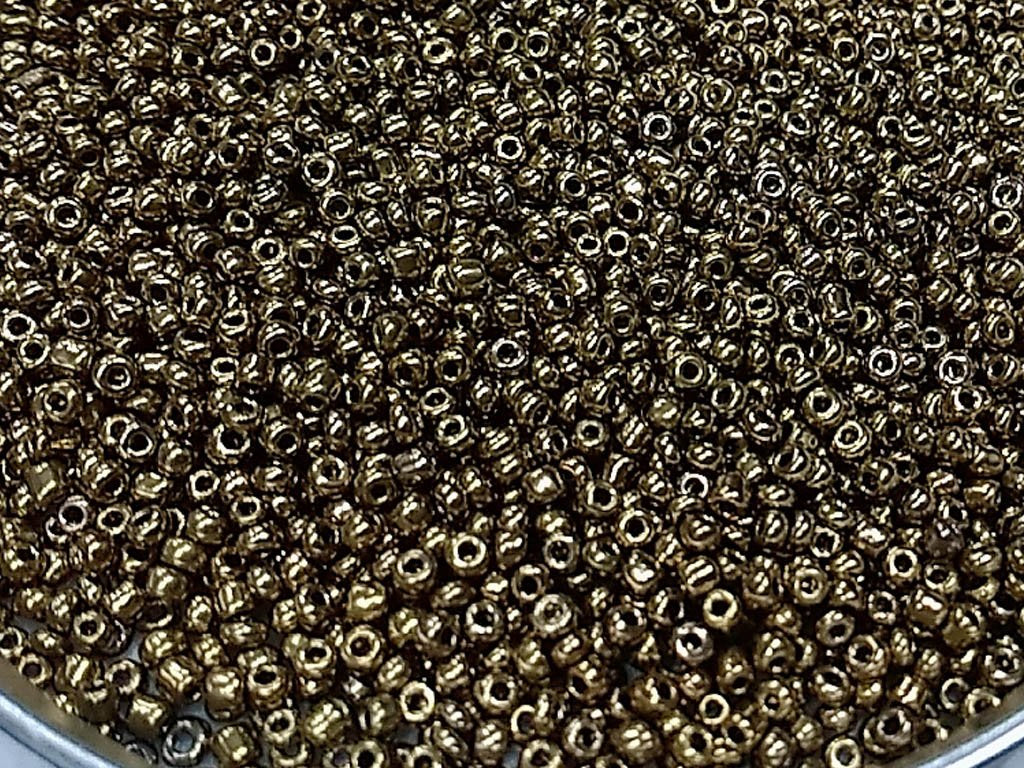 bronze-opaque-round-rocaille-glass-seed-beads