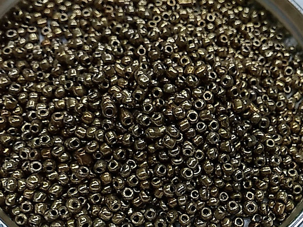 bronze-round-rocaille-glass-seed-beads