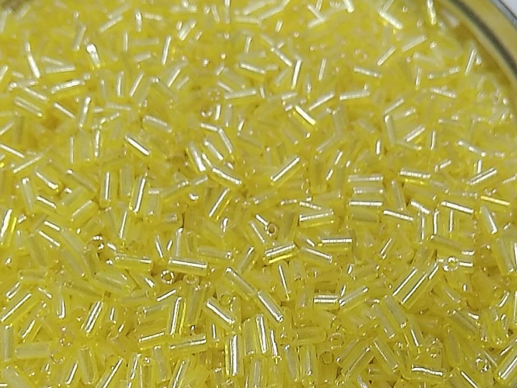 yellow-transparent-lustre-pipe-bugle-glass-seed-beads