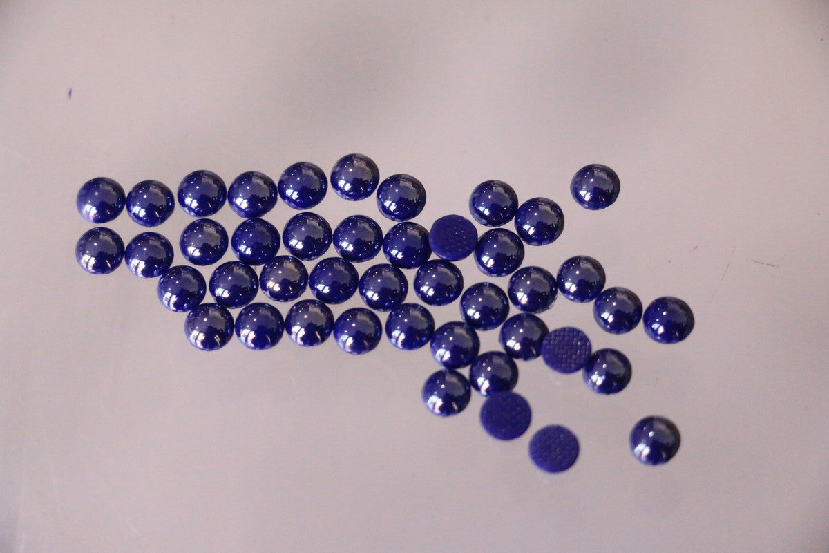 Capri Blue Pearl Hotfix Rhinestones