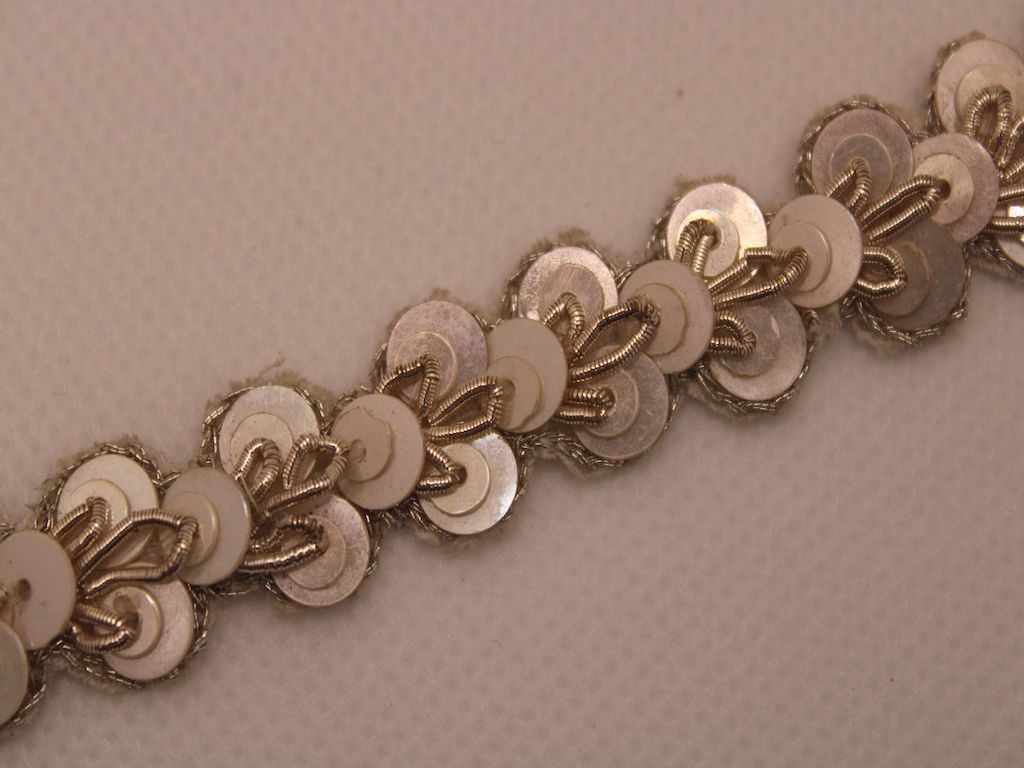 Rose Gold Embellished Handwork Trim