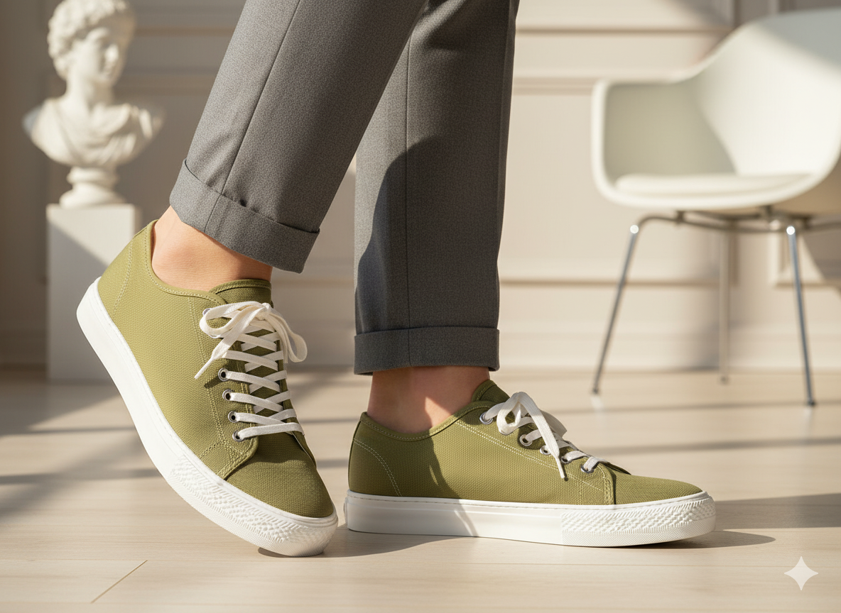 खाकी सादा भारी सूती कैनवास कपड़ा