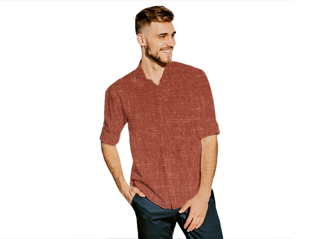 caramel-brown-cotton-linen-fabric