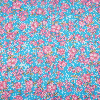 Multicolour Floral Pure Cotton Printed Unstitched Fabric