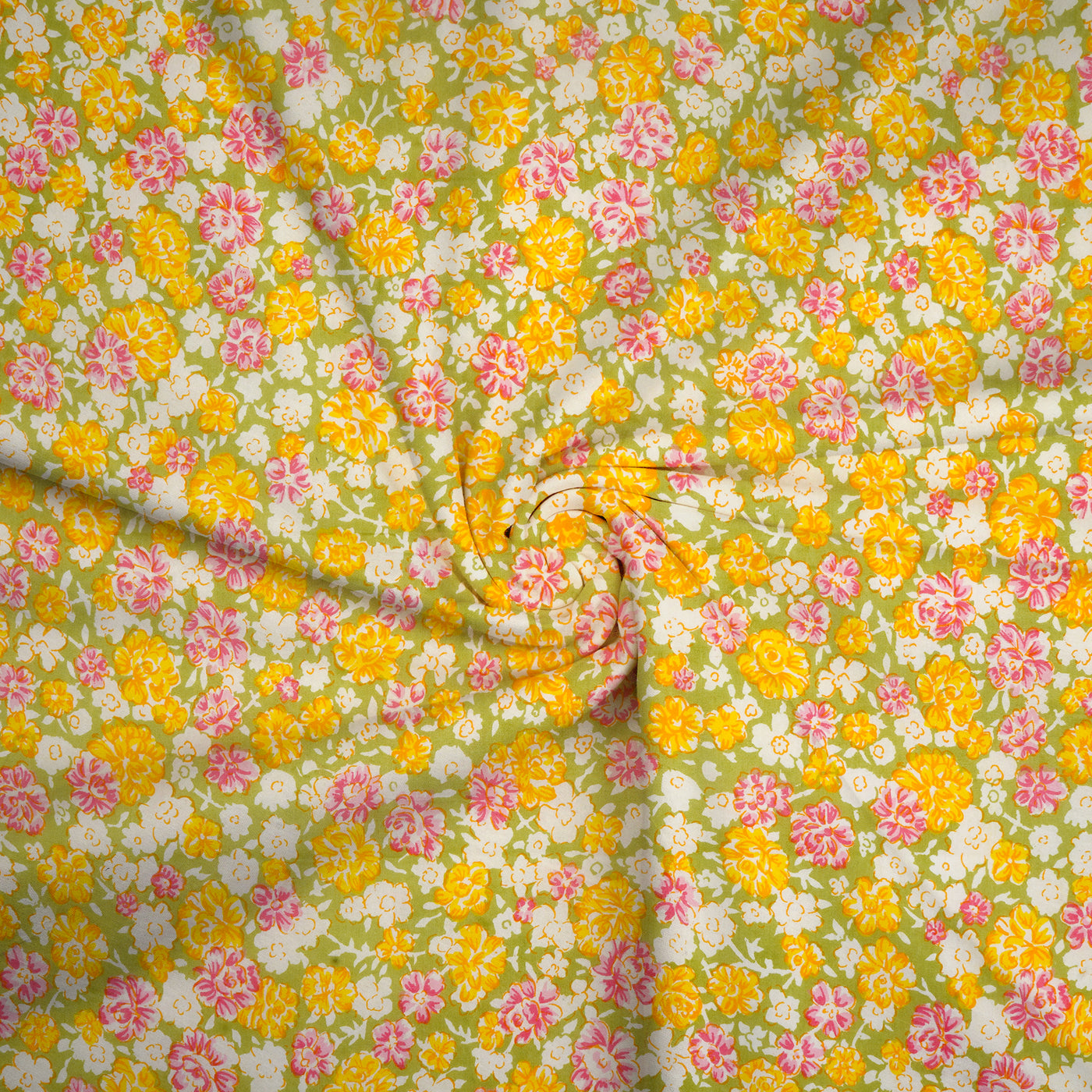 Multicolour Floral Pure Cotton Printed Unstitched Fabric