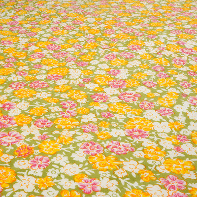 Multicolour Floral Pure Cotton Printed Unstitched Fabric