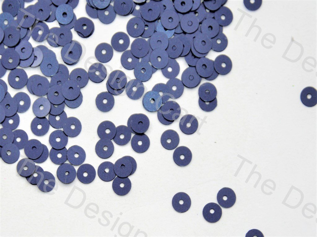 Navy Blue Round Centre Hole Sequins (440639750178)