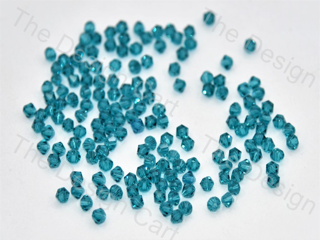 Blue Bicone Crystal Beads (400565665826)