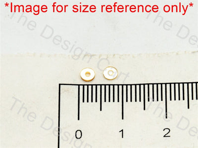 Golden Metallic Centrehole Micro Circular Sequins - The Design Cart (549512052770)