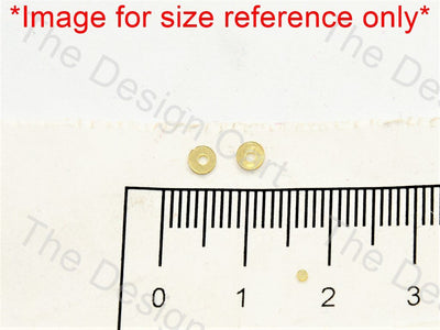 Dull Yellow Centrehole Circular Sequins - The Design Cart (549512118306)