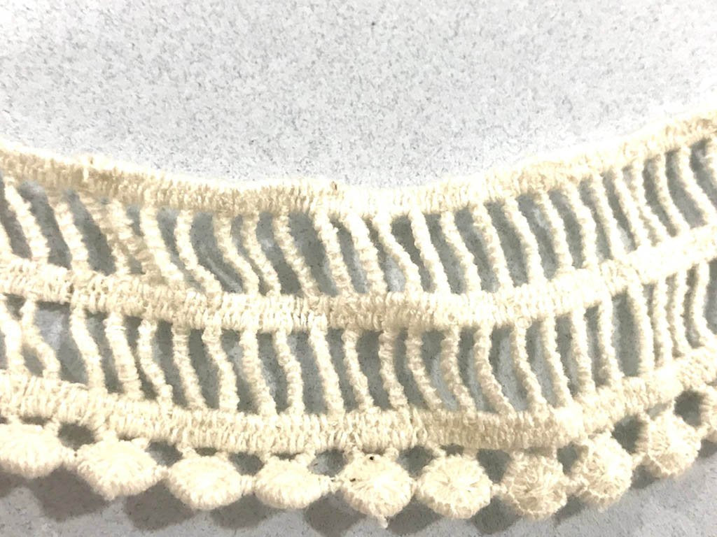 Dyeable Greige Design 380 Cotton Crochet Laces (Wholesale)