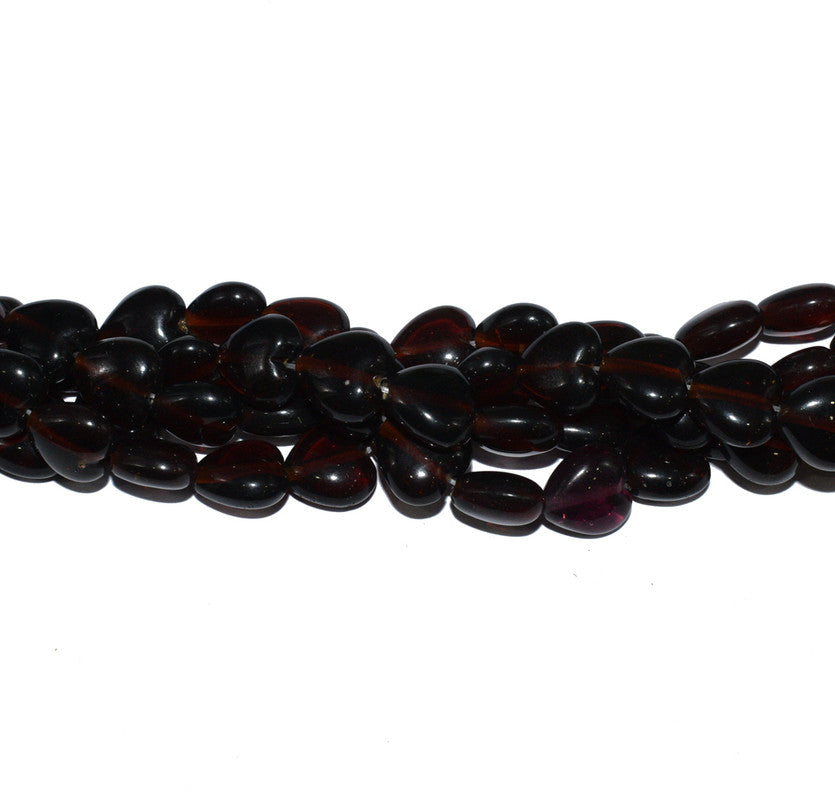 Black Heart Handmade Glass Beads