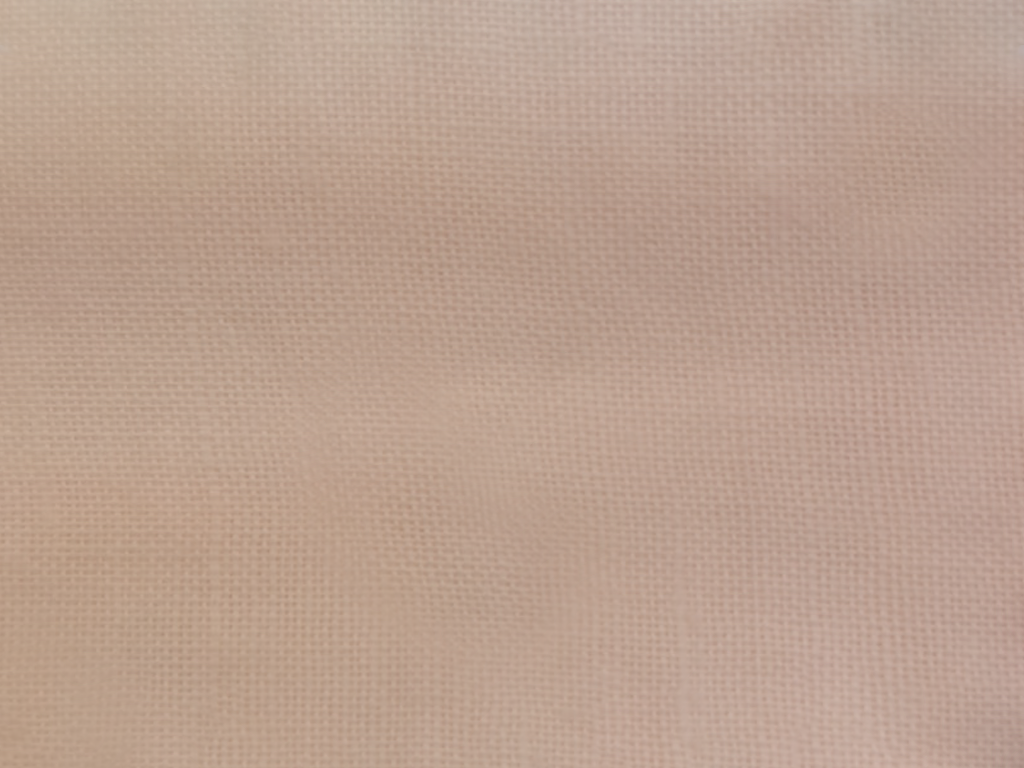 Light Peach Plain Glazed Cotton Fabric