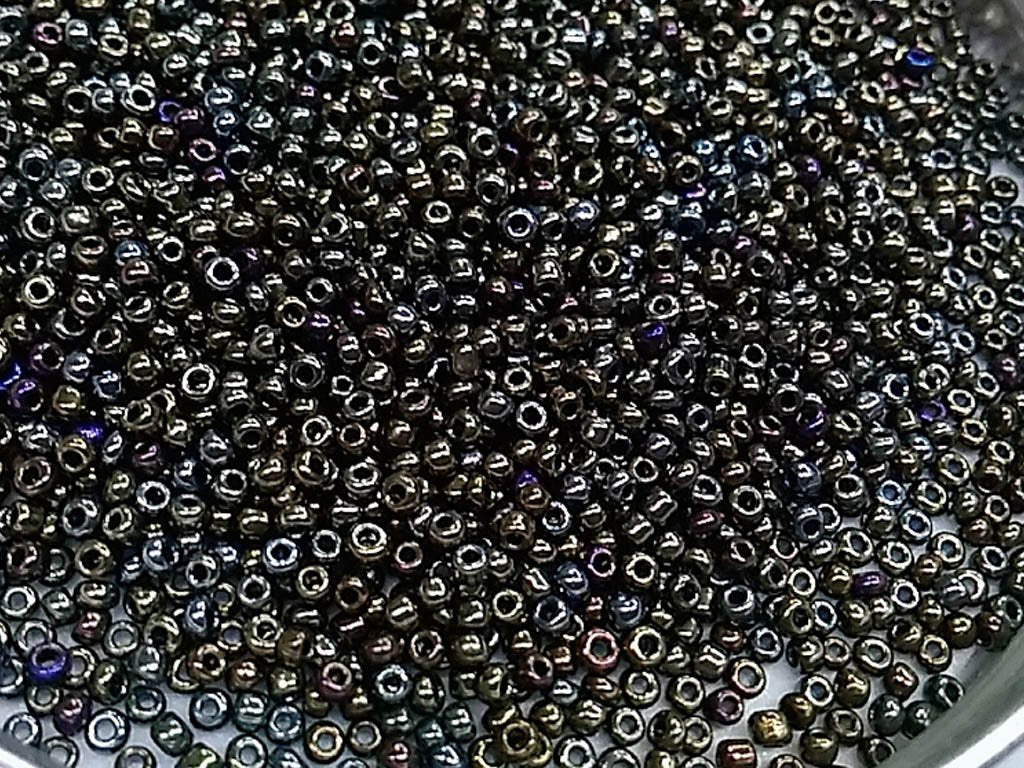 gunmetal-gray-lustre-round-rocaille-glass-seed-beads