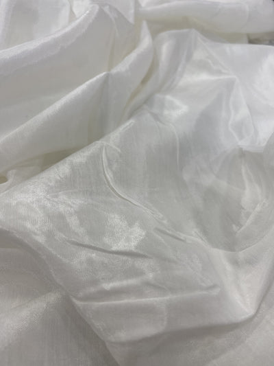 Pure White Plain Viscose Dyeabale Muslin Fabric (Wholesale)