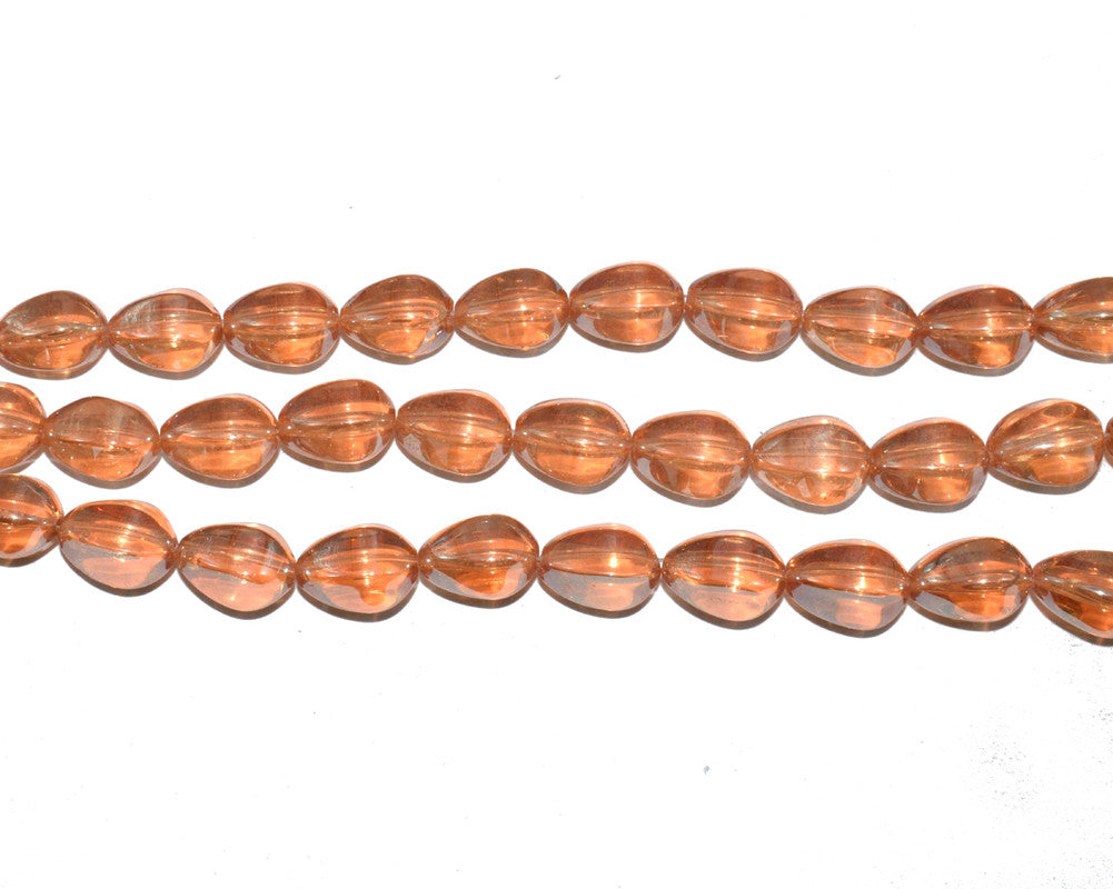 Brown Designer Glass Beads For