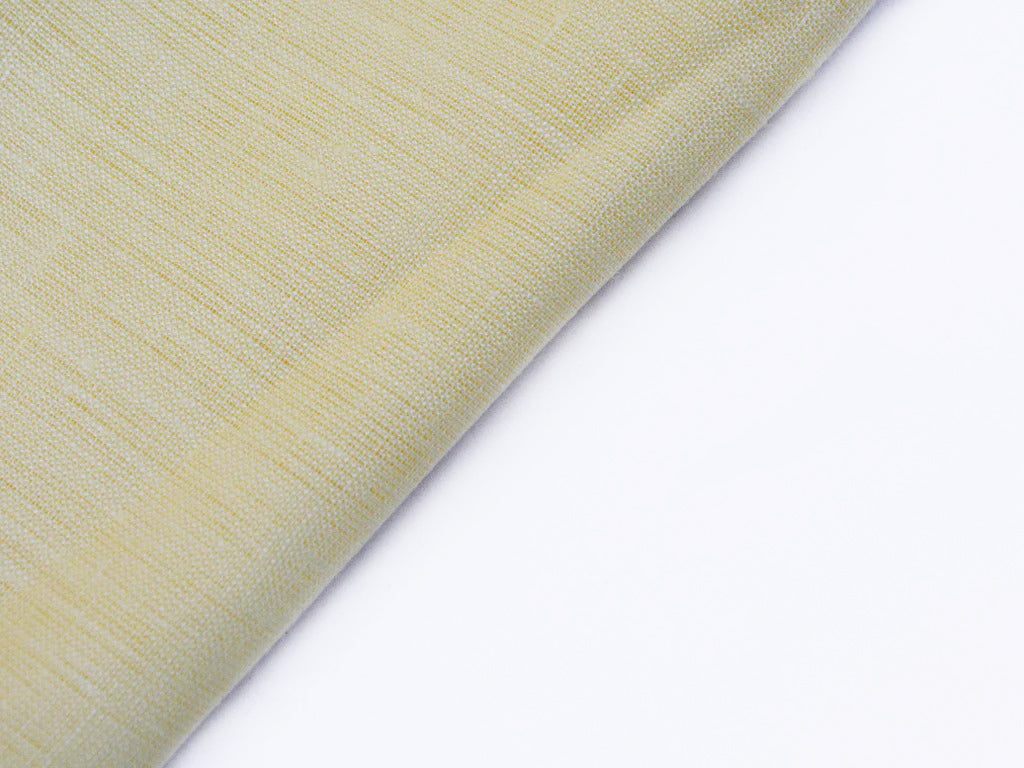 Precut of Light Yellow Pure Linen Fabric - 60 Lea