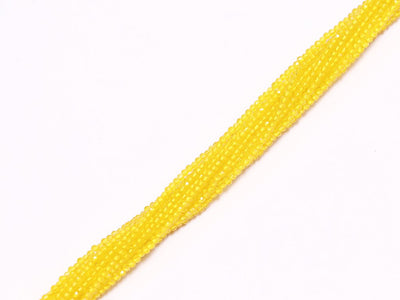 Lemon Yellow Opaque Hydro Spherical Crystal Beads (Wholesale)