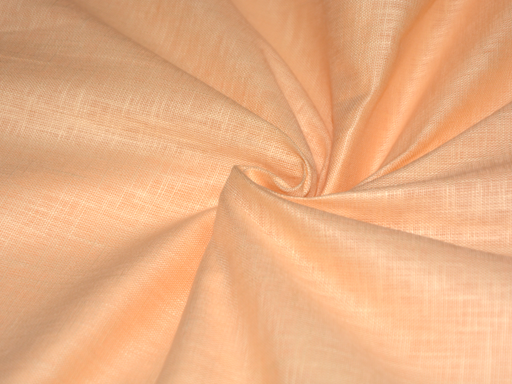 Peach Premium Linen 60 Lea Fabric