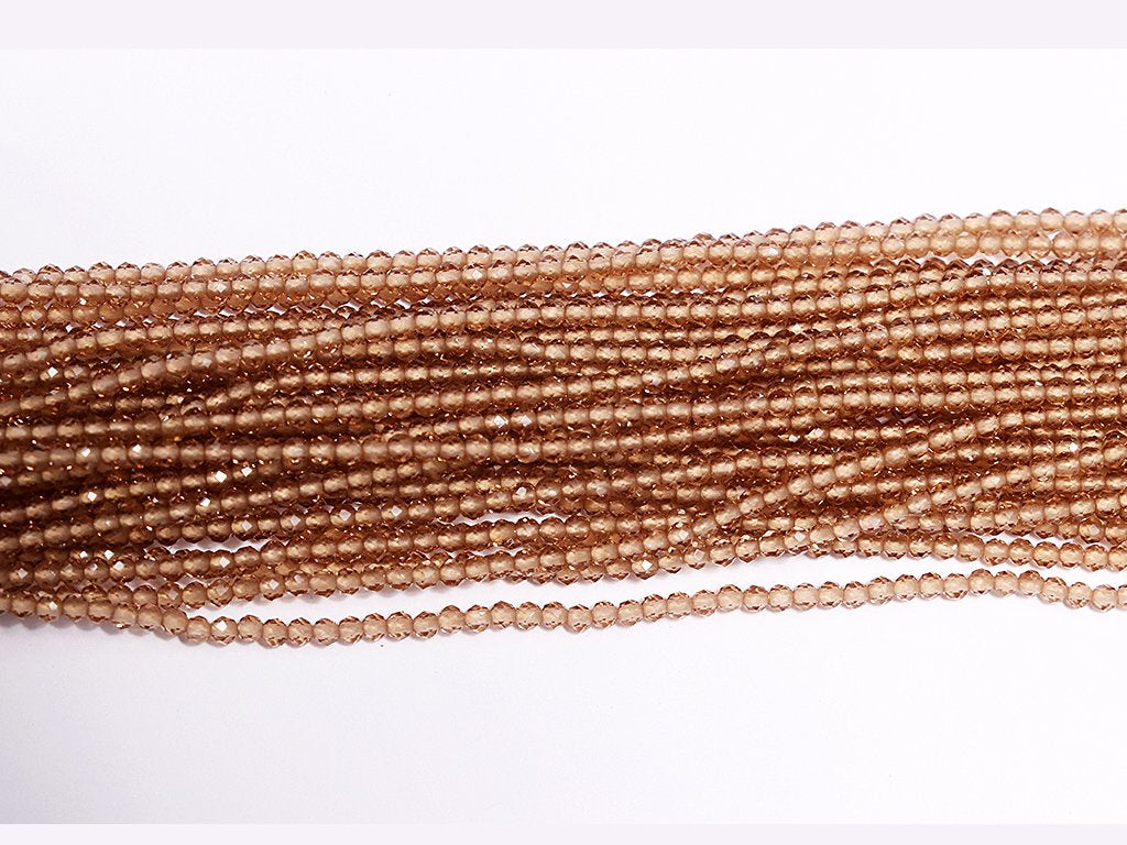 Light Brown Opaque Hydro Spherical Crystal Beads (Wholesale)