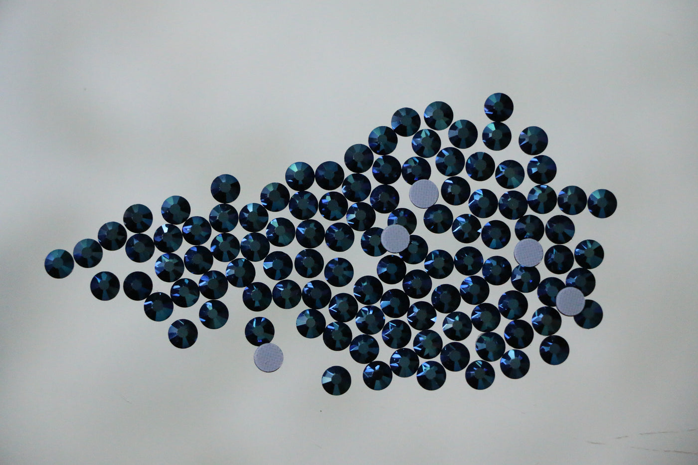 Metallic Blue Hotfix Rhinestones