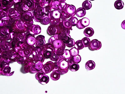 magenta-pink-circular-round-plastic-sequins