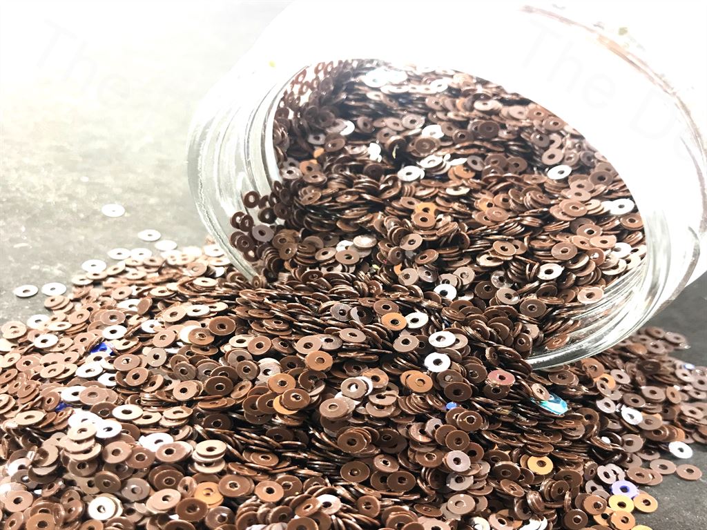 Brown Center Hole Circular Sequins (1497023316002)