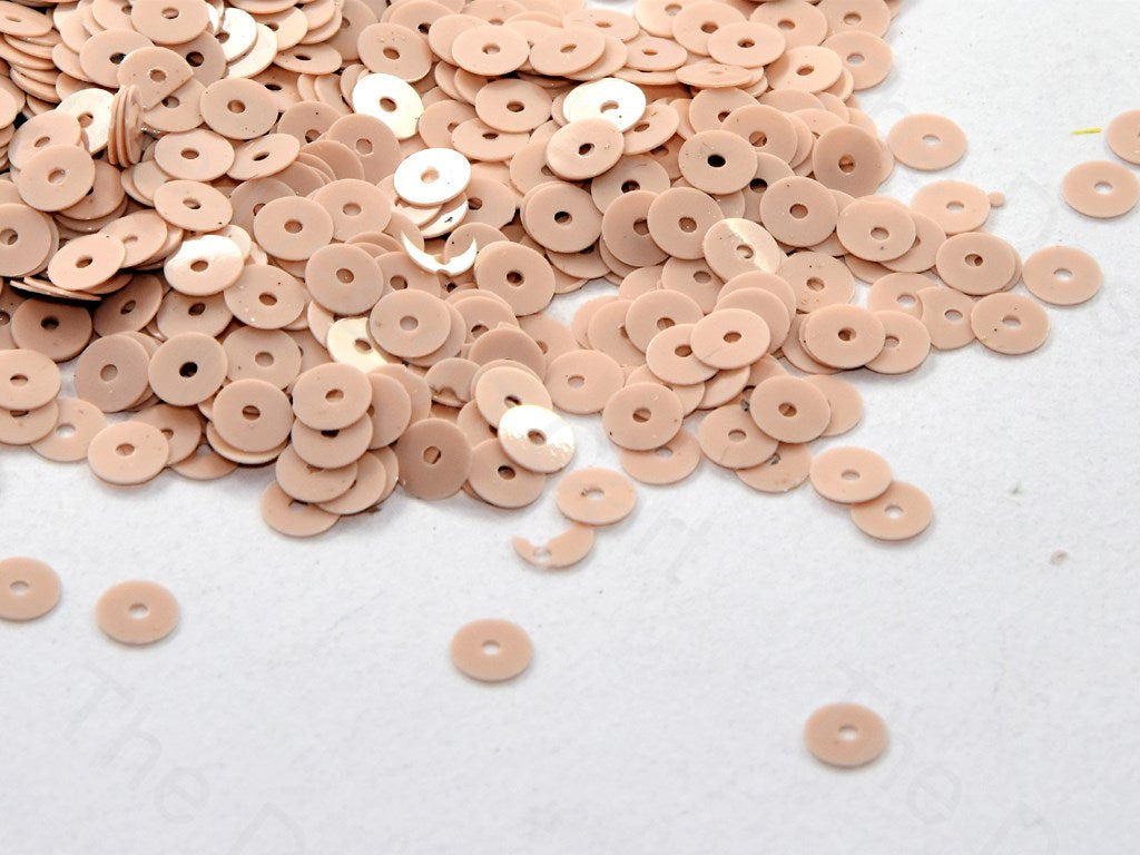 Peach Round Centre Hole Sequins | The Design Cart (448158335010)