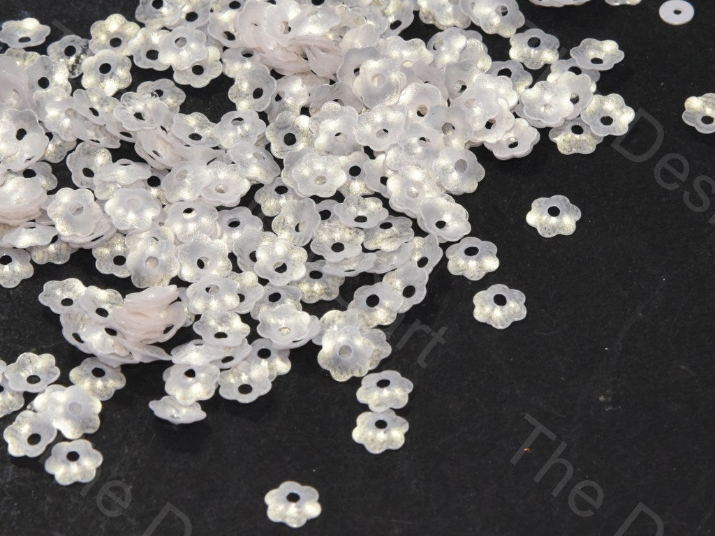 White Rainbow Flower Sequins | The Design Cart (549512183842)