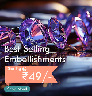 Fuchsia Chaton Rhinestones