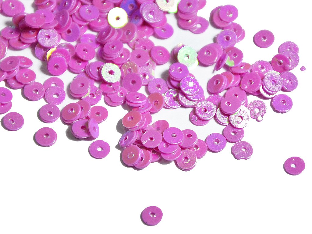 pink-opaque-circular-plastic-sequins