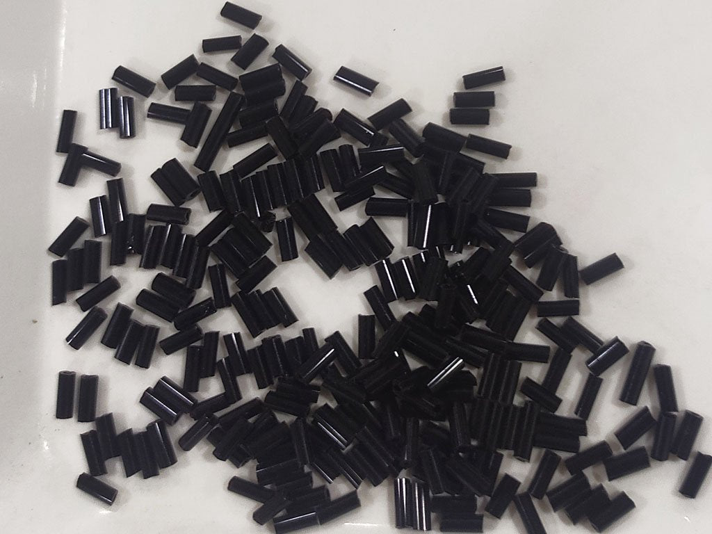 black-opaque-bugle-pipe-beads