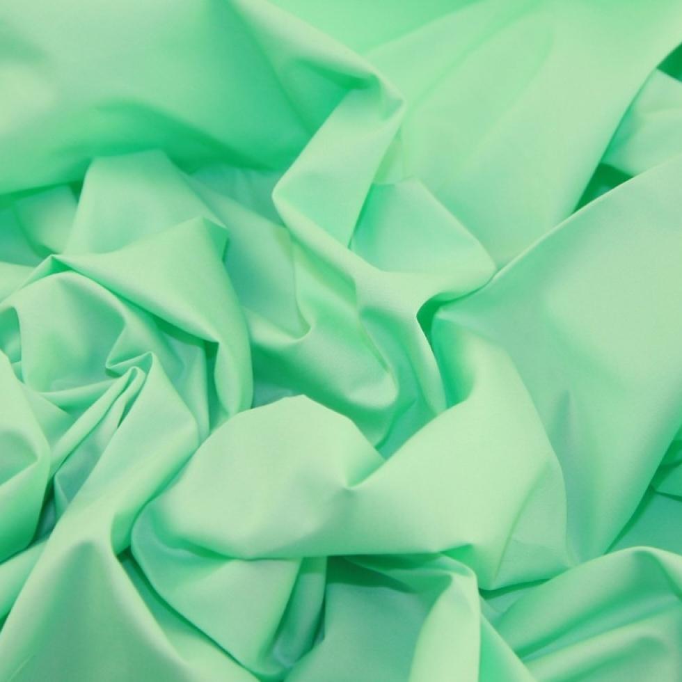 Pistachio Green Plain Rose & Hubble Cotton Poplin Fabric