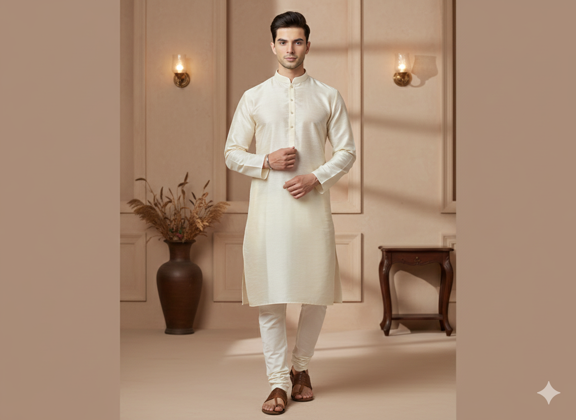 सफ़ेद सादा रंगने योग्य शुद्ध कच्चा रेशम कपड़ा