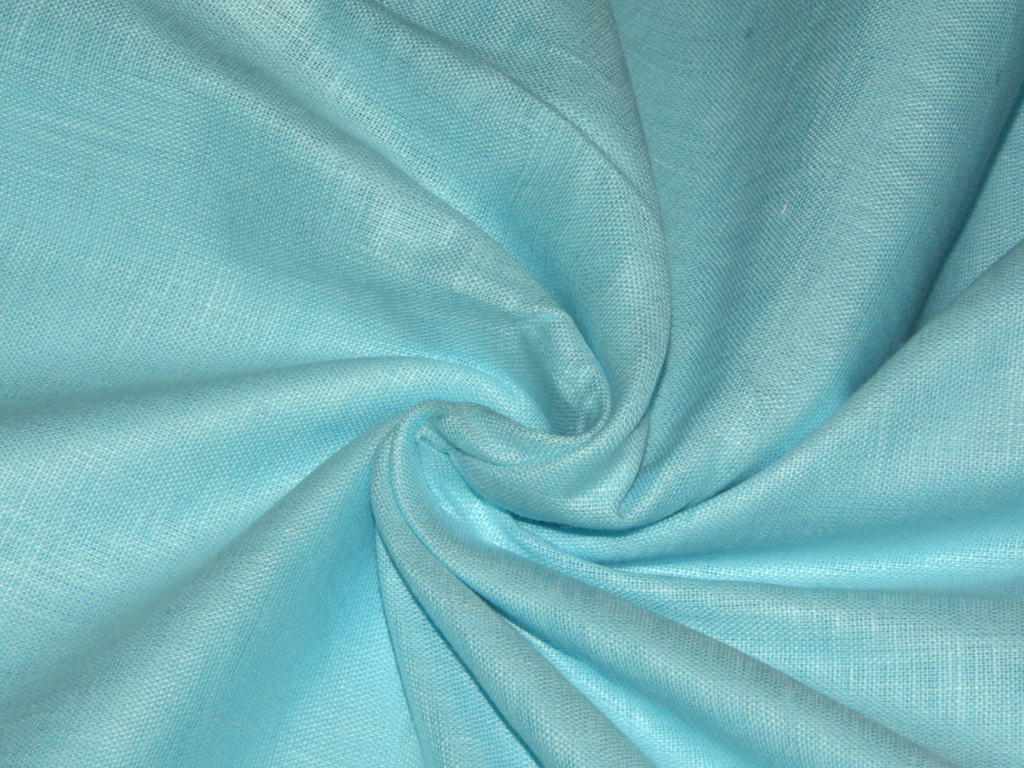 Sea Blue Premium Linen 60 Lea Fabric