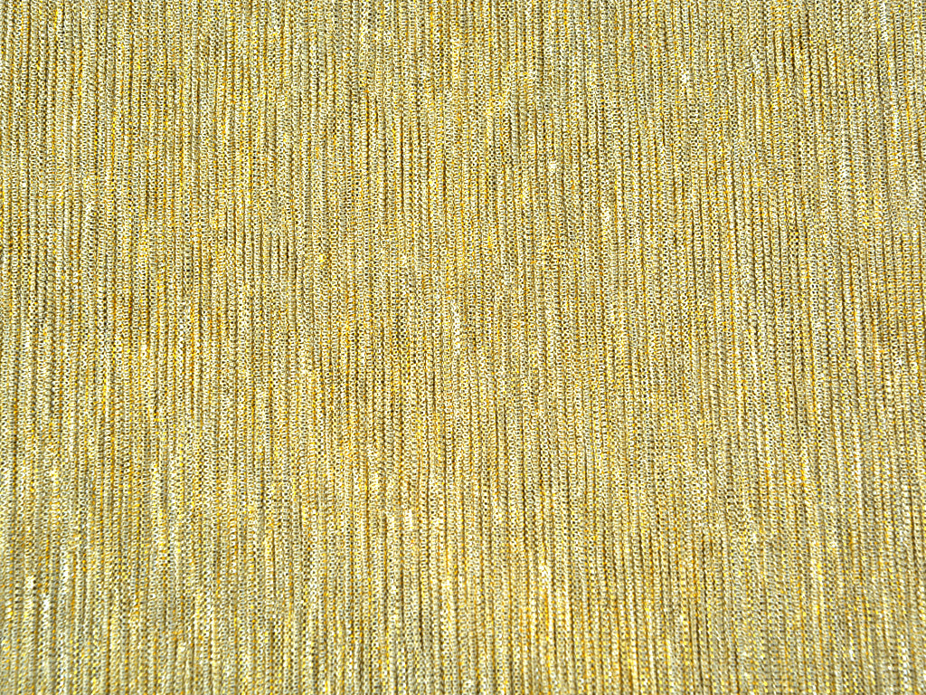 Precut of 2.5 Meter Dull Golden Plain Crushed Shimmer Terylene Mesh Net Fabric