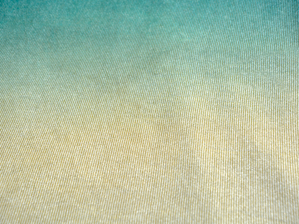 Golden & Green Dual Shade Plain Shimmer Bonding Fabric