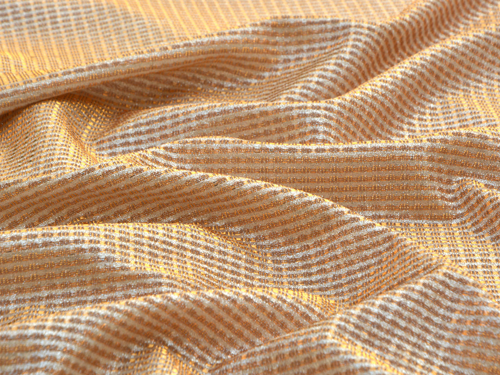 Precut of 1 Meter Golden Stripes Shimmer Bonding Fabric