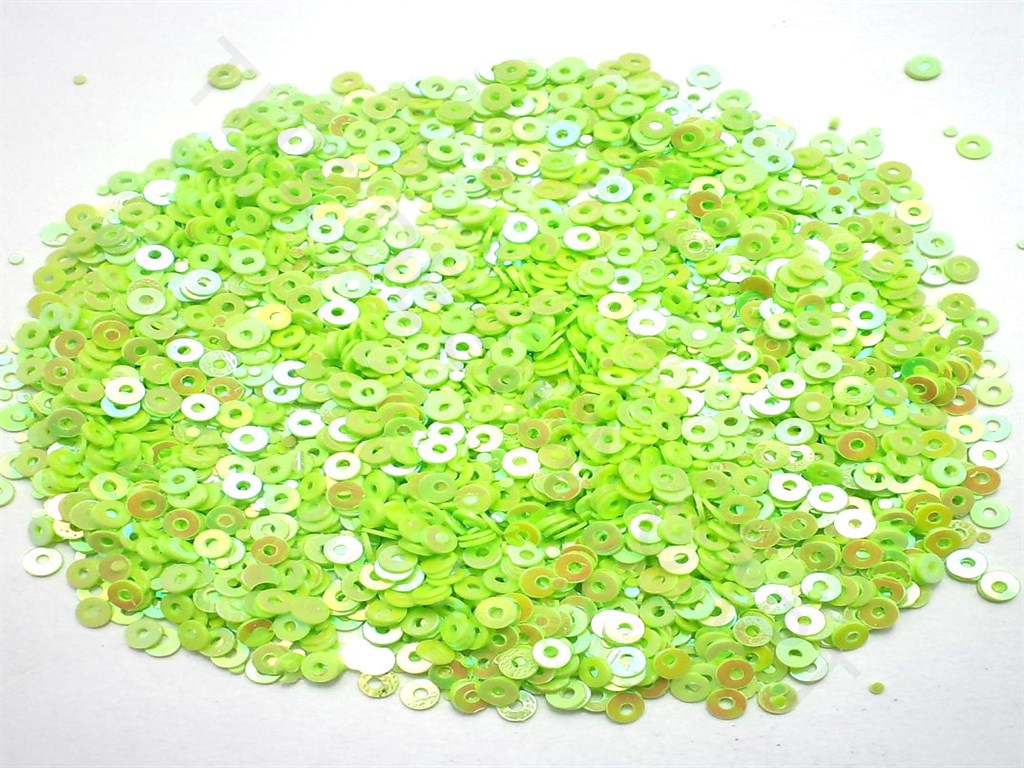 Lawn Green Rainbow Round Sequins | The Design Cart (3765827108898)