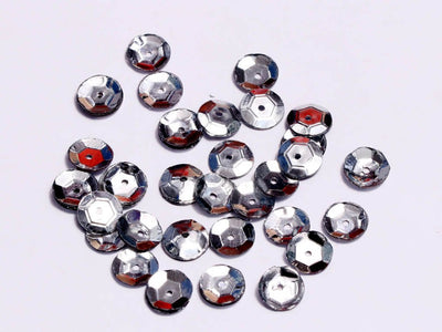 silver-designer-bowl-plastic-sequins
