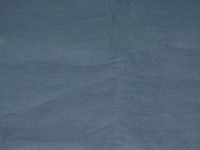 Steel Blue Pure Linen 60 Lea Fabric